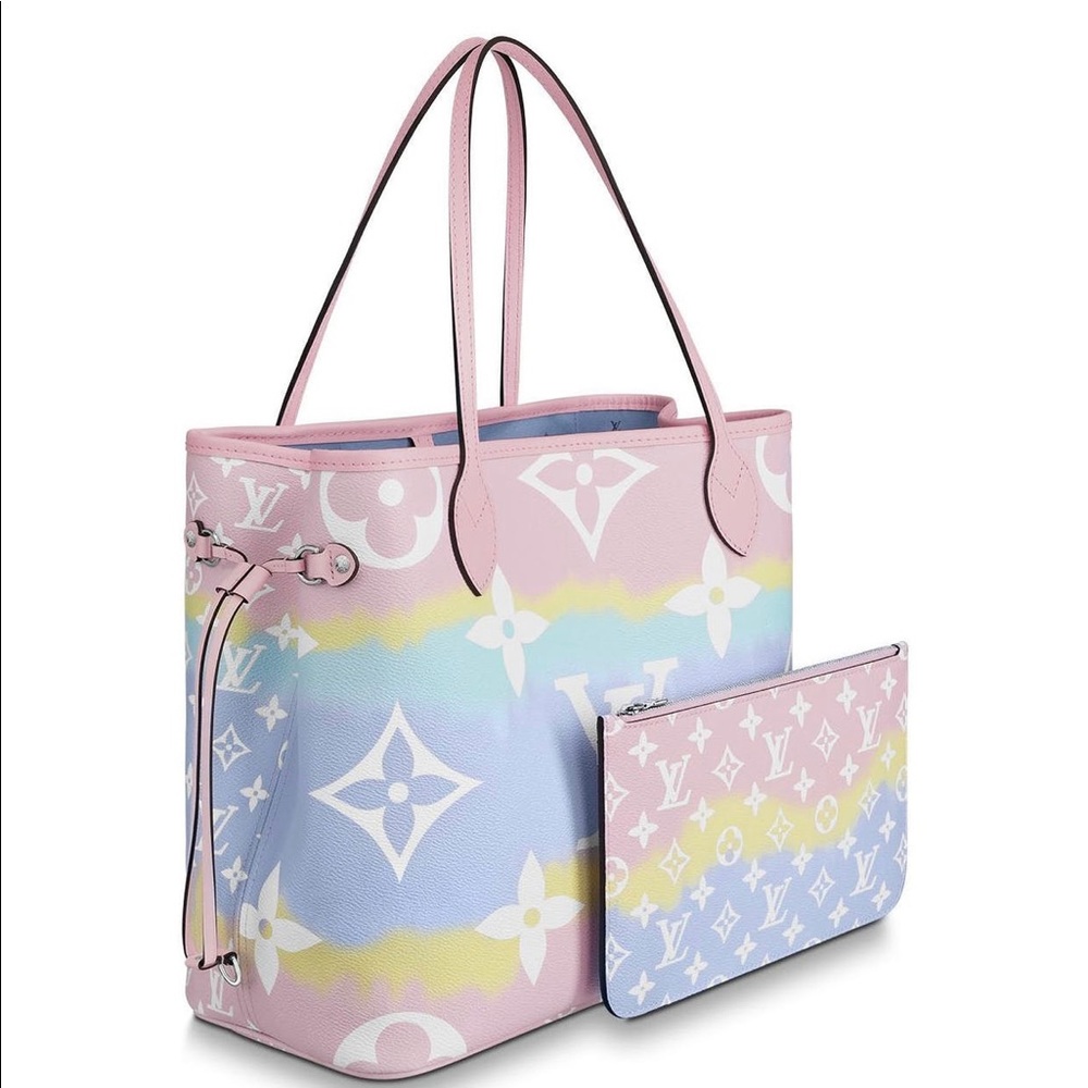 ❤️SOLD❤️Louis Vuitton Escale neverfull pastel tote